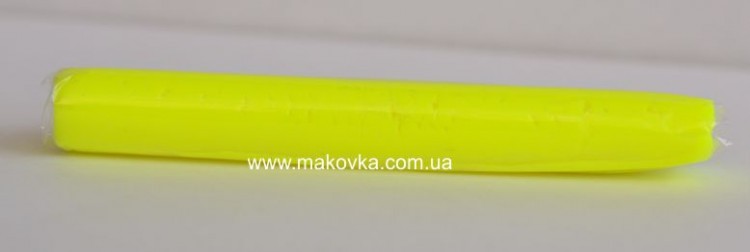 Флуоресцентная глина Бебик, 17 гр,  желтая (лимонная)