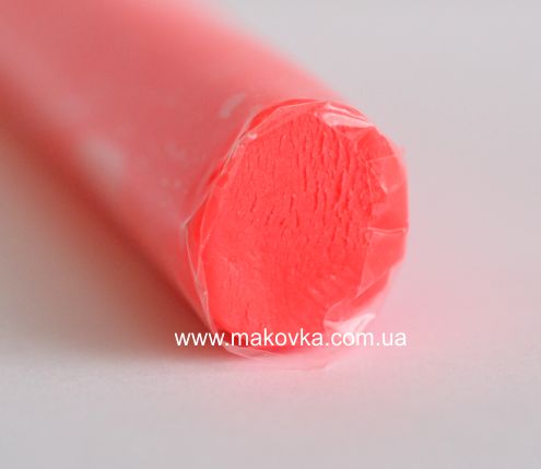 Флуоресцентная глина Бебик, 17 гр,   розово-красная