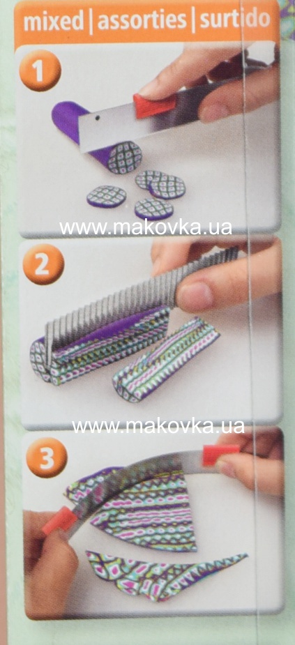 Набор металлических ножей для пластики Fimo 8700 04, 3 шт