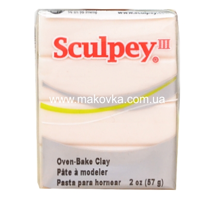 Пластика Sculpey III 57г, Полупрозрачная 010