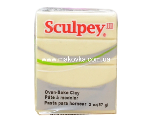 Пластика Sculpey III 57г, Люминесцентная 1113 