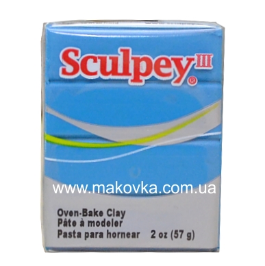 Пластика Sculpey III 57г, Бирюзовый 505