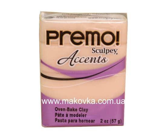 Пластика Premo Accents Sculpey PE02 5310, Полупрозрачная, 57г 
