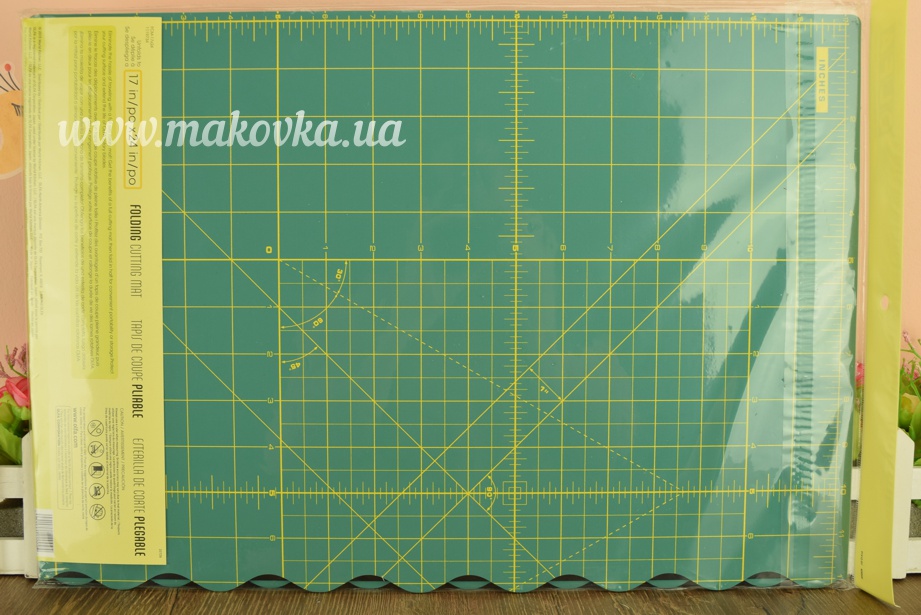 Мат для резки (пэтчворка) раскладной 432х610мм FCM-17х24 OLFA (дюйм)