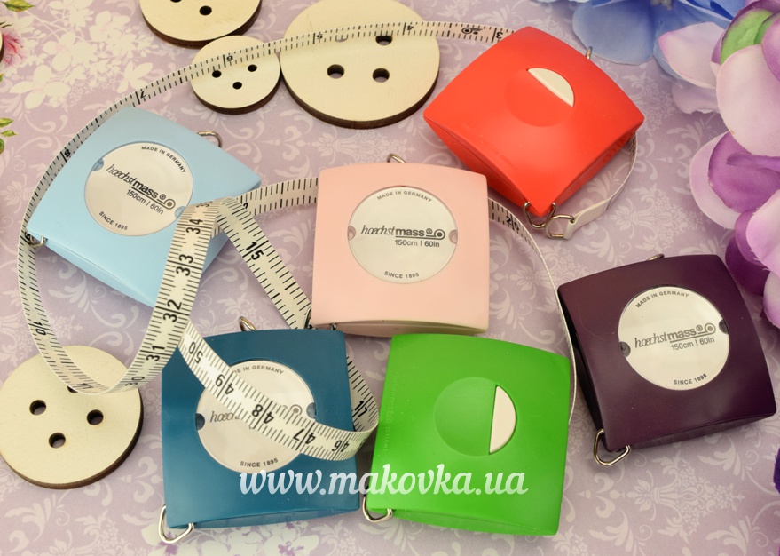 Сантиметровая лента в рулетке Pillow Hoechstmass, 8мм, 150 см, 1 шт