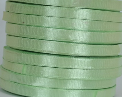 лента атласная зелёный бледный №91, 1 бобина