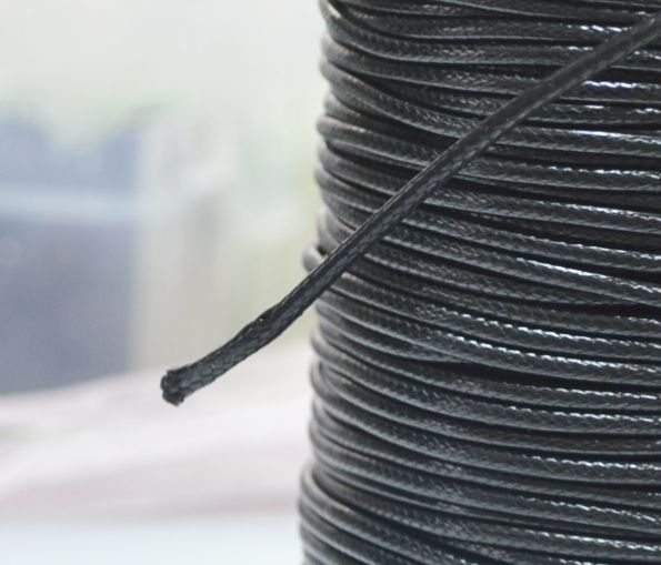 Вощенный шнур Корейский, 1,5 мм, черный