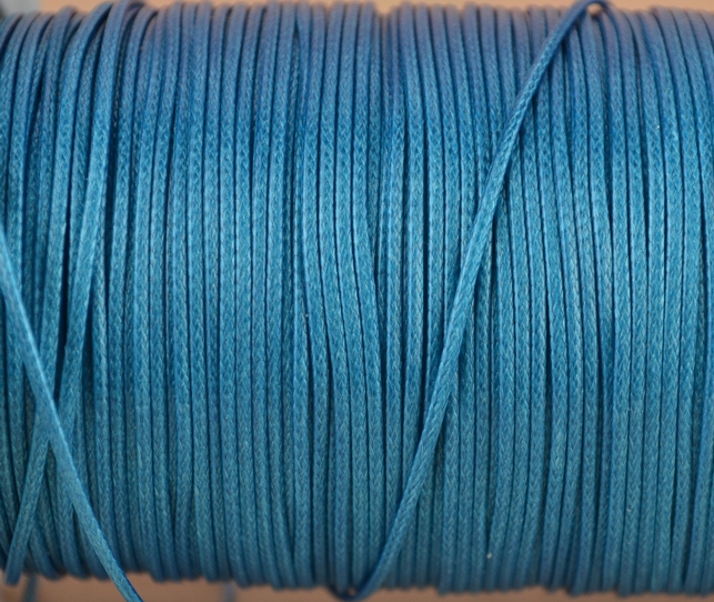 Вощенный шнур Нейлоновый, 1 мм, фиолетовый, 1 м