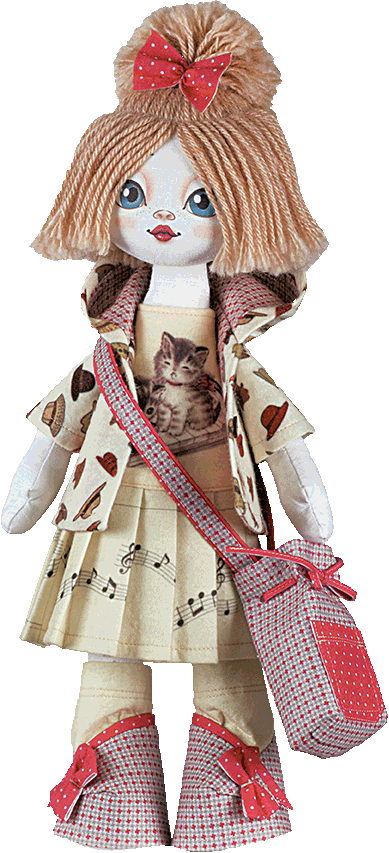 Набор для шитья куклы Пианистка, К1014 KUKLA NOVA, 45 см 