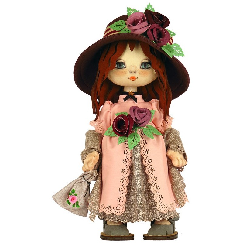 Набор для шитья Игрушка кукла Девочка Англия К1080 ZOOSapiens