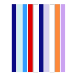 Набор полосок бумаги для квиллинга  QP-80-203-05, 8 цветов 80 г/м2, 100 шт VAOSTUDIO