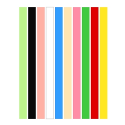 Набор полосок бумаги для квилинга VAOSTUDIO QP-80-208-05 , 10 цветов 200 шт 