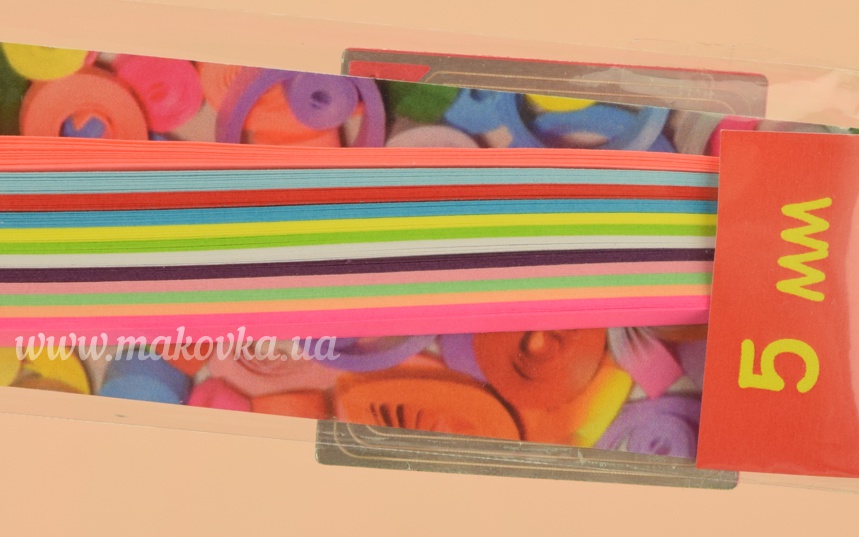 Набор полосок бумаги для квиллинга №503, 12 цветов, 5х295мм, 80г/м2, 120шт 140503 VAOSTUDIO