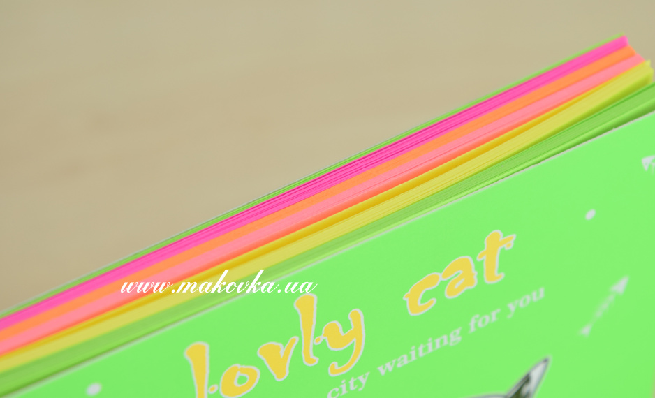Бумага для оригами цветная Lovly cat, ZZ-013, 11х11см, 28 стр., в асоортименте