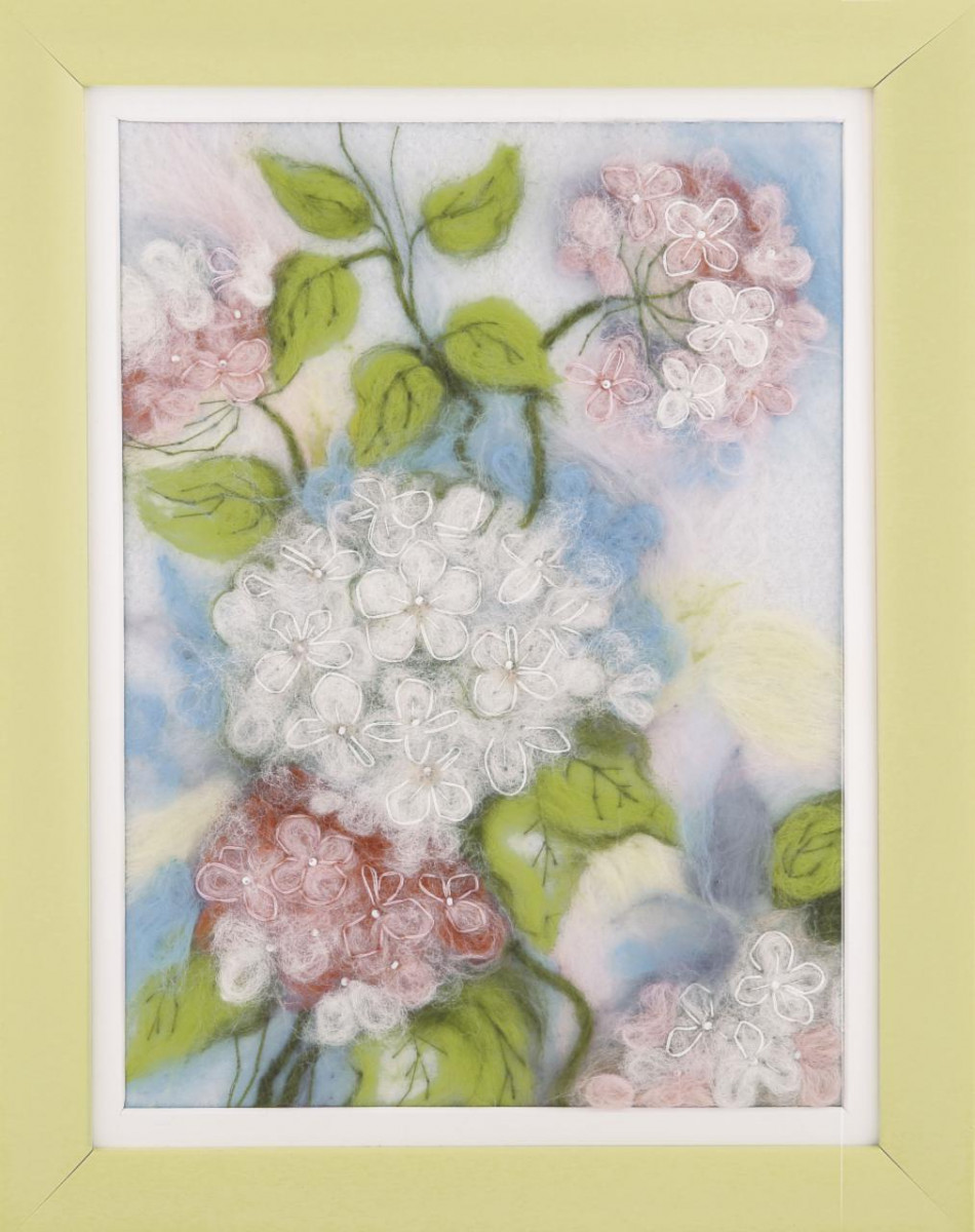 Набор для валяния картины В-210 Изящное цветение, Чаривна мыть