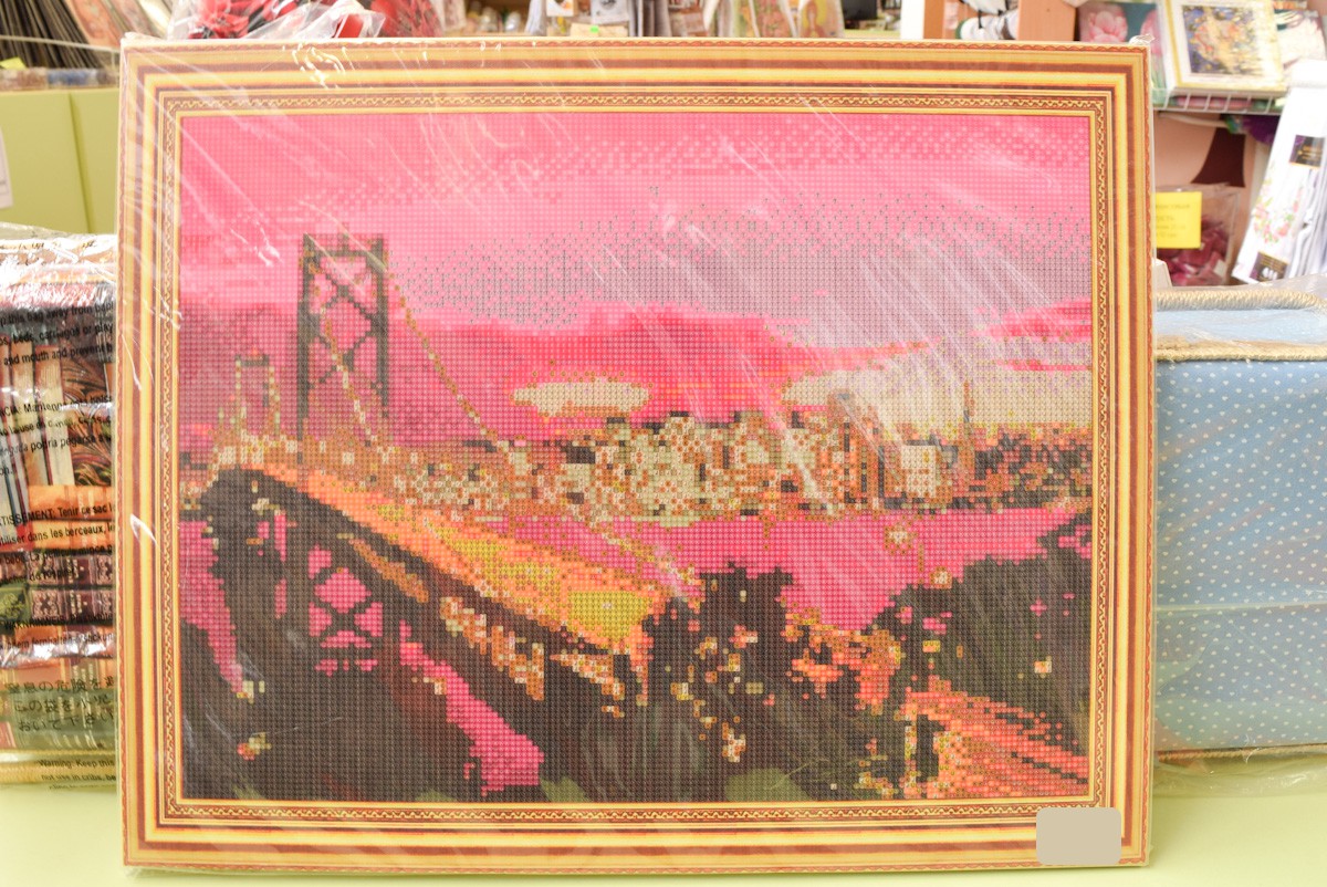 Картина стразами GA 70016 Міст бажань, набор 188019 Діамантові ручки
