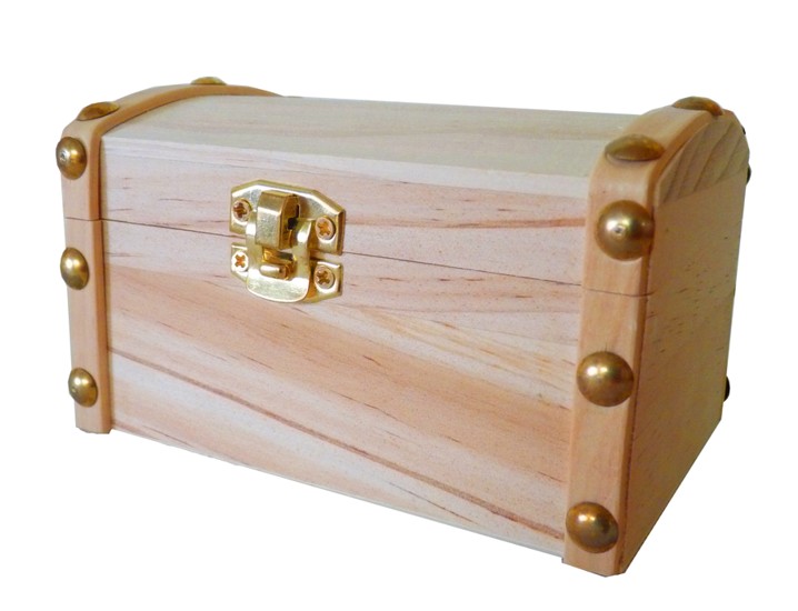 Шкатулка-сундучок деревянная, 12х8х7 см, LY1013-00123
