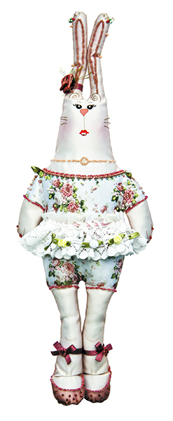 Набор для вышивки и шитья куклы Зайка Прасковья 8000 Матренин посад