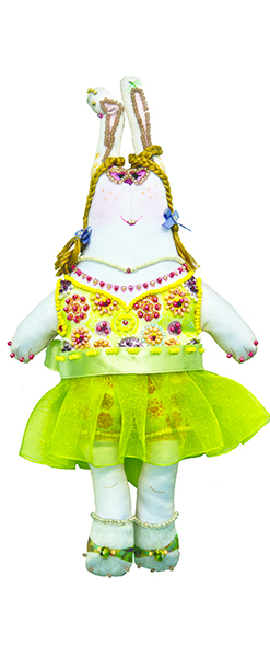 Набор для вышивки и шитья куклы Зайка Зоя 8005 Матренин посад