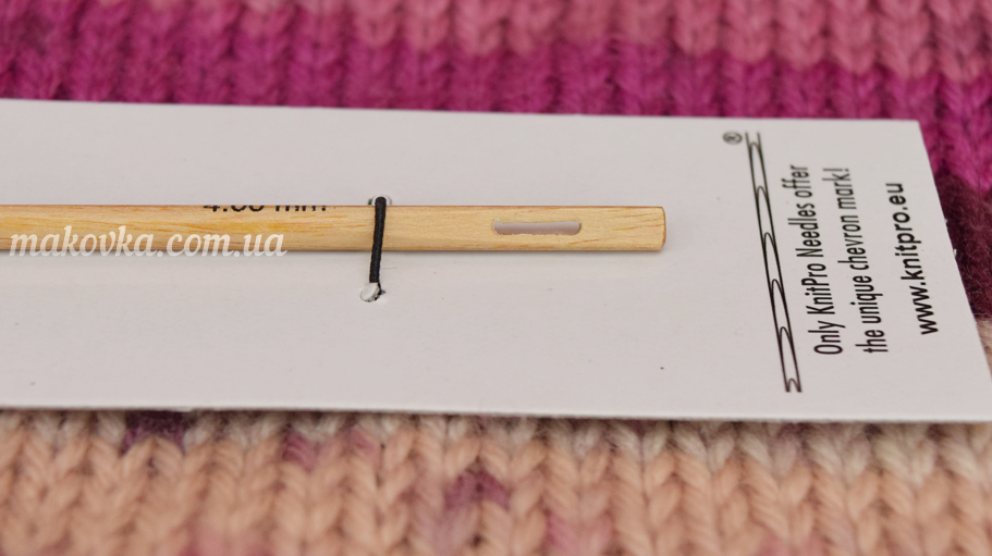Крючок для нукинга с ушком KnitPro Symfonie Natural 23505 длина 15 см размер 4 мм