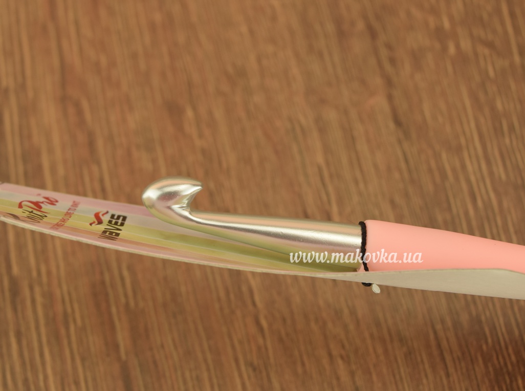 Вязальный крючок KnitPro Waves 30917, алюминиевый, длина 14см, толщина 9 мм Iris