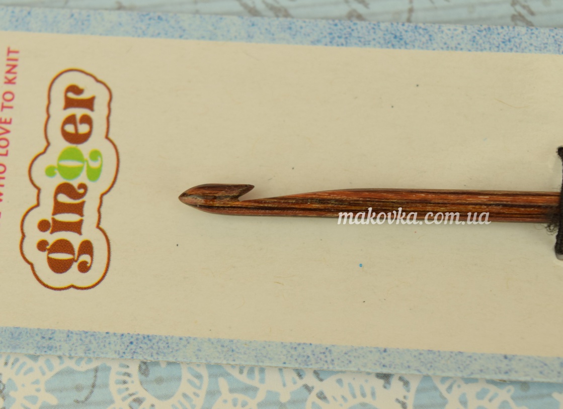 Крючок съемный KnitPro Ginger 31262, деревянный тунисский 3,5 мм
