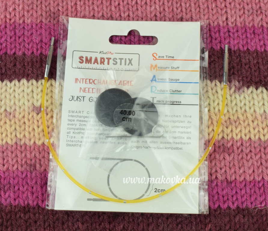 42171 Кабель 20 см для cоздання круговых спиц 40см  SmartStix KnitPro 