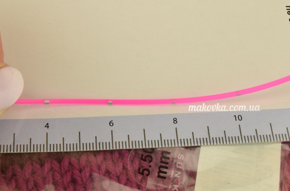 42175 Кабель 76см для cоздання круговых спиц 100см  SmartStix KnitPro  рожевий
