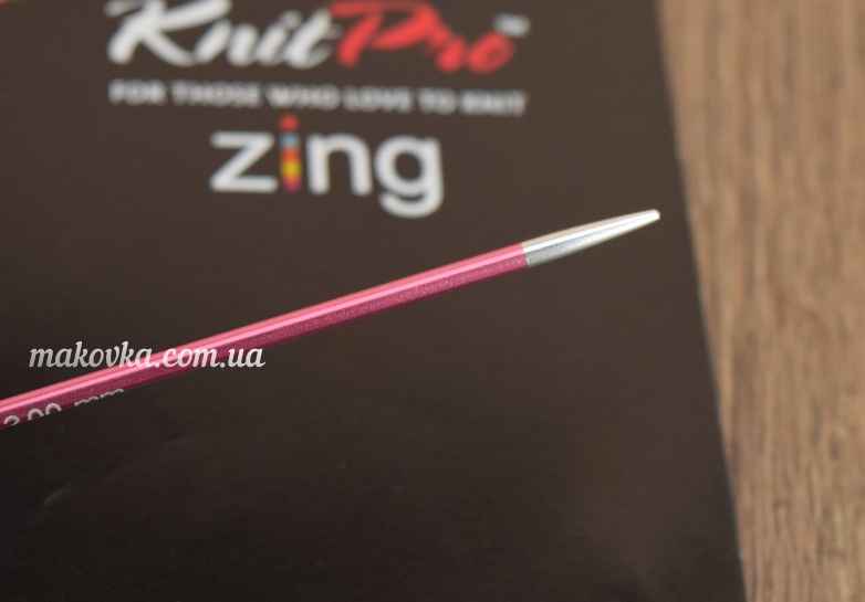 Круговые вязальные спицы Zing KnitPro 47061 длина 40 см, 2 мм