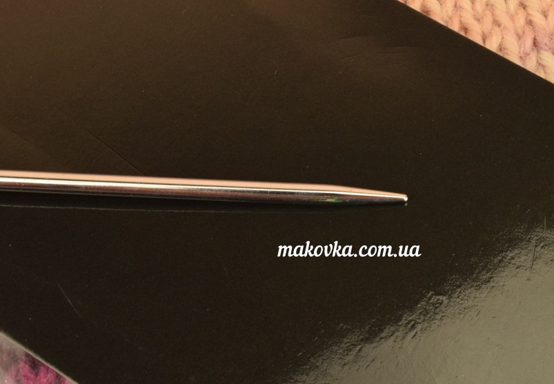 Круговые вязальные спицы KnitPro Nova 10365 размер 3 мм никелированные, длина 100 см