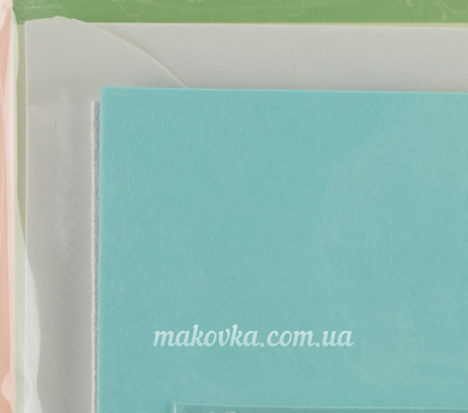 Набор для создания трех открыток SKF011, Eno Greeting (голубой, белый)