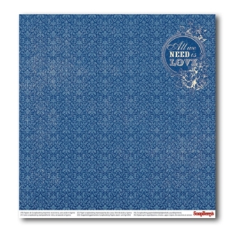 Набор дизайнерской бумаги Курортный роман, 9 л, 30,5х30,5 см Scrap Berrys SCB220605900В