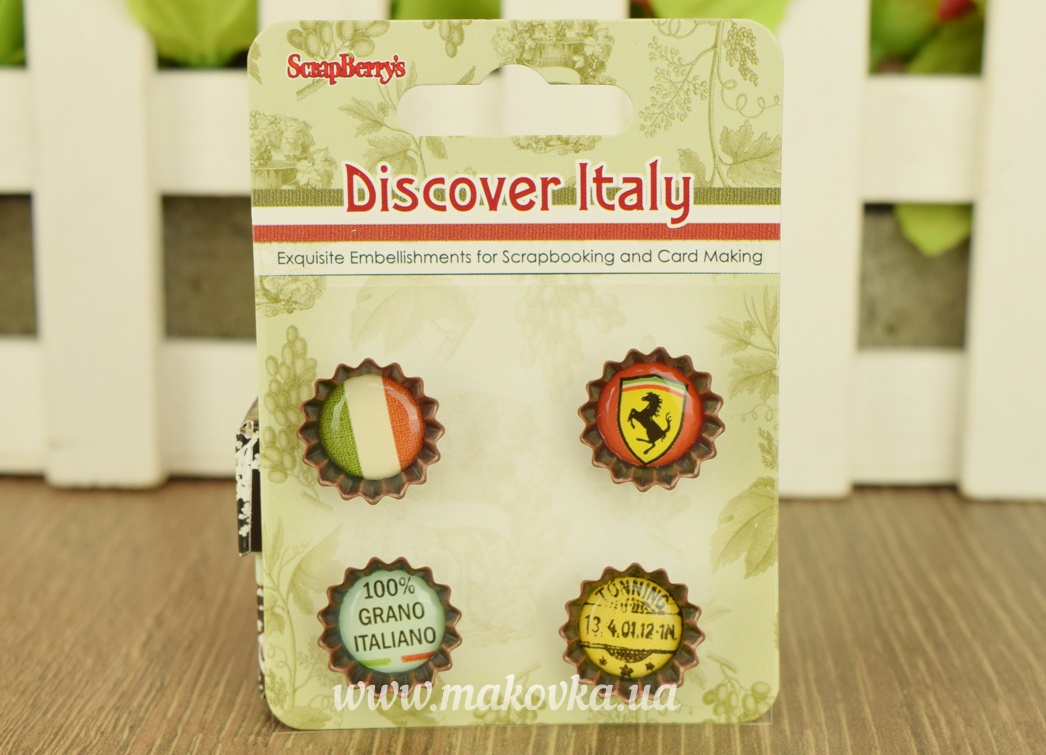 Набор декоративных пробок Итальянские каникулы SCB340954 ScrapBerrys