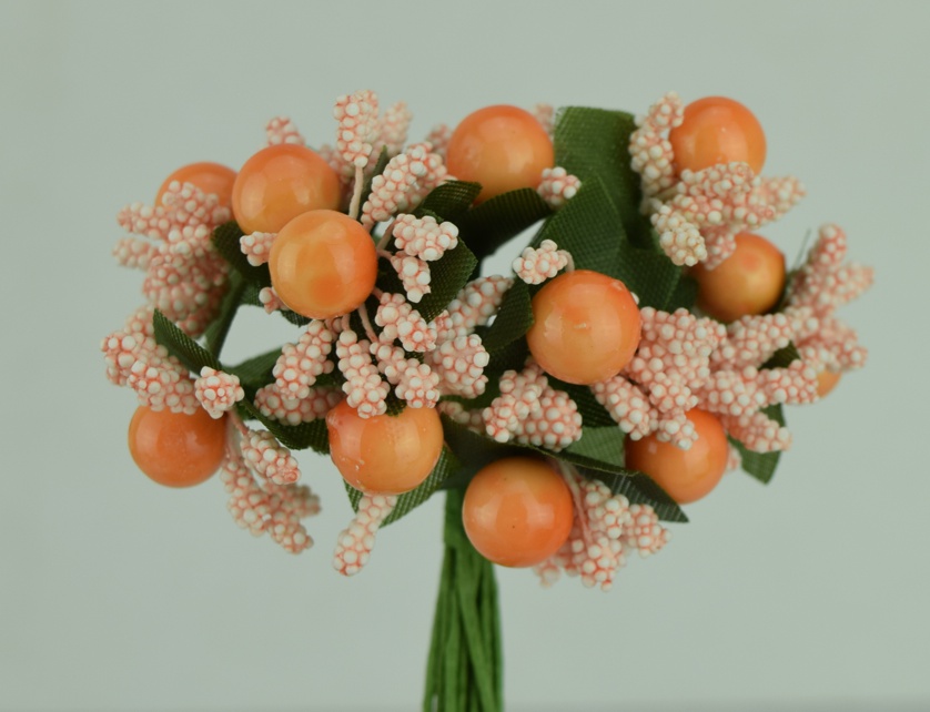 Букетик Разноцвет  Абрикосовый с Абрикосовыми ягодками