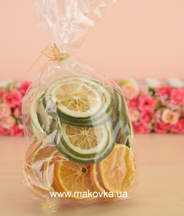 Фруктовый микс, сухие цитрусовые в пакете, ROJEK-DECOR OW00381, 100 гр Польша
