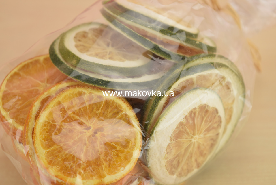 Фруктовый микс, сухие цитрусовые в пакете, ROJEK-DECOR OW00381, 100 гр Польша