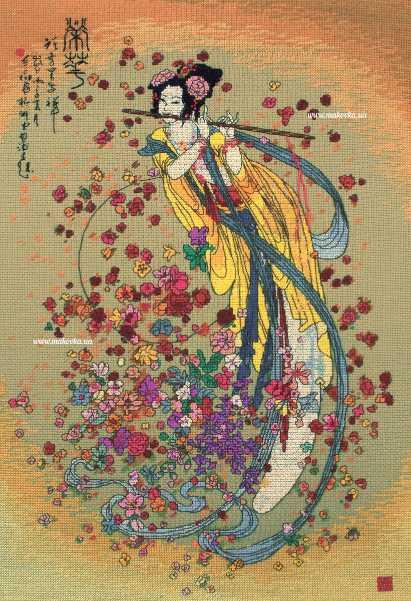 01205 Богиня процветания (Goddess of Prosperity) ANCHOR MAIA collection набор для вышивания
