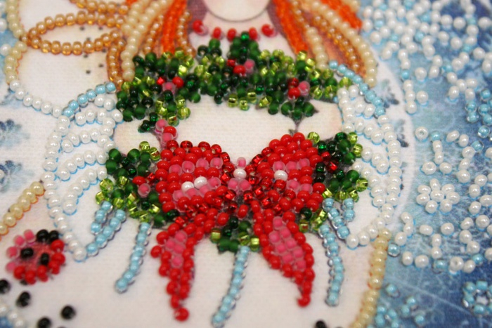 Вышивка бисером АМ-184, Рождественский ангел , Абрис Арт