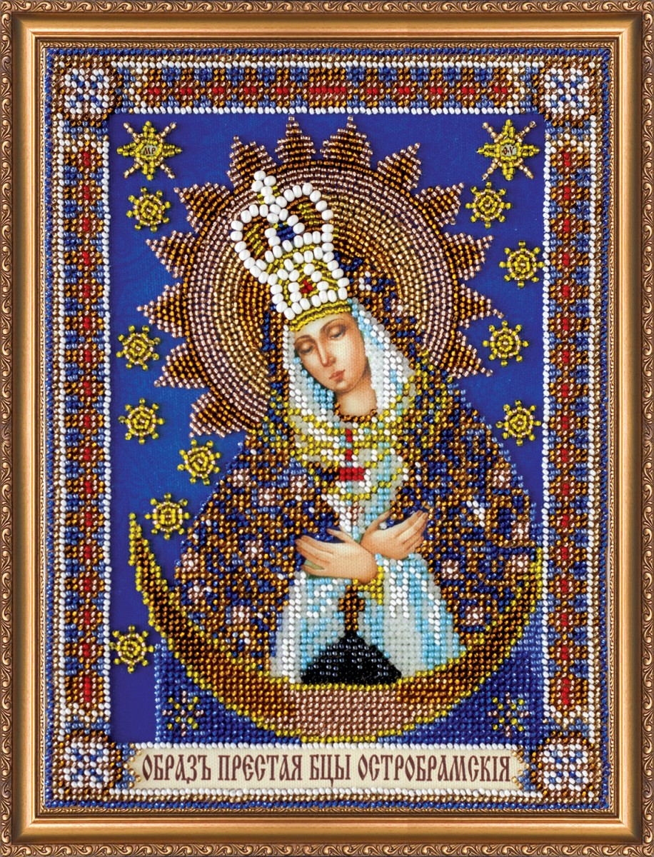 Икона Богородицы Остробрамская, АВ-291, Абрис Арт