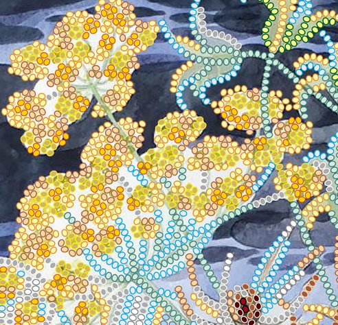 Рисунок на холсте вышивания бисером Дыхание ветров, АС-335, Абрис Арт