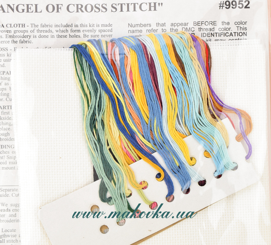 9952 Angel of Cross Stitch (Ангел Вышивки Крестом), Design Works, набор для вышивания