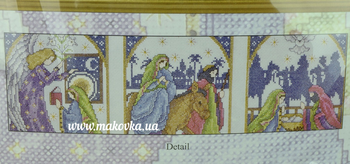 dw5436 Nativity Windows Рождество, Design Works набор для вышивания