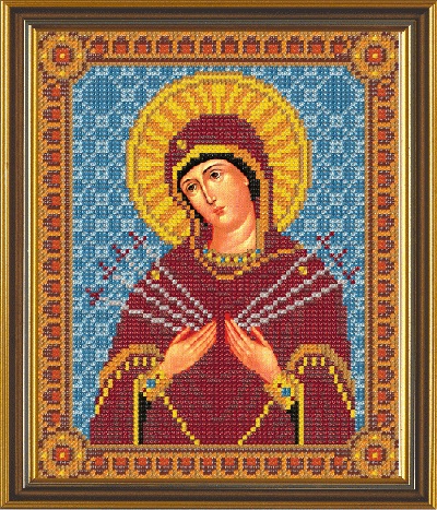 Схема Богородица Семистрельная БИС 9058, Нова Слобода