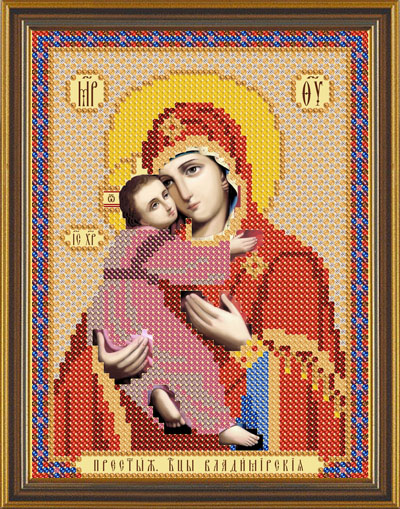 Рисунок на ткани Богородица Владимирская, БИС 5008, Нова Слобода