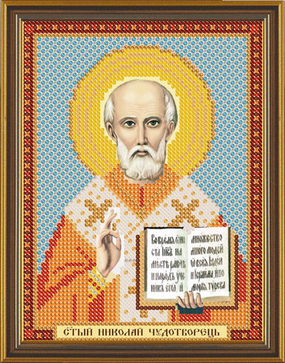 Рисунок на ткани Св. Николай Угодник, БИС 5012, Нова Слобода