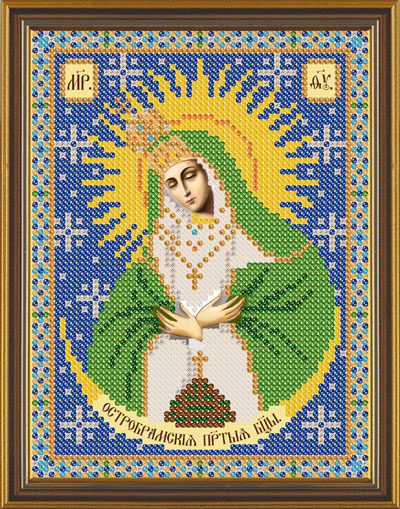 Рисунок на ткани Богородица Остробрамская, БИС 5019, Нова Слобода