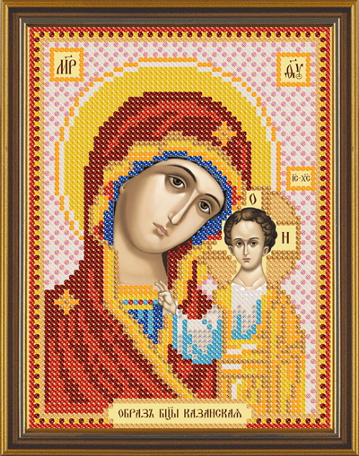 Рисунок на ткани Казанская Богородица, БИС 5036, Нова Слобода