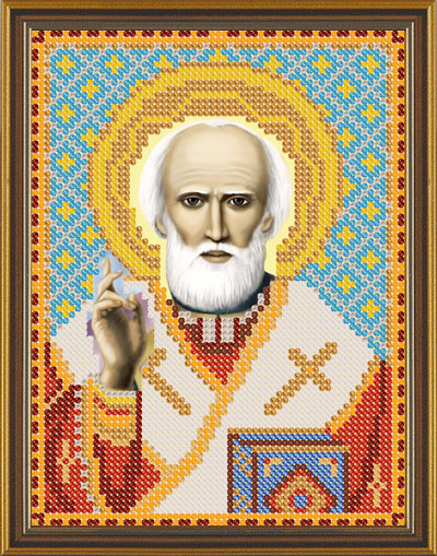 Рисунок на ткани Свт. Николай Чудотворец, БИС 5063, Нова Слобода