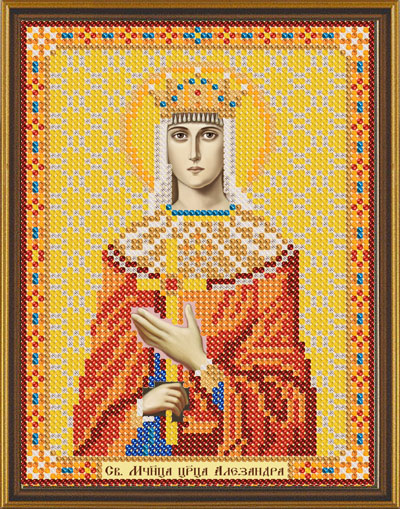 Рисунок на ткани Св. Мц. Царица Александра, БИС 5101, Нова Слобода