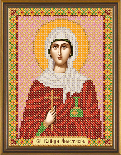Рисунок на ткани Св. Вмц. Анастасия, БИС 5103, Нова Слобода